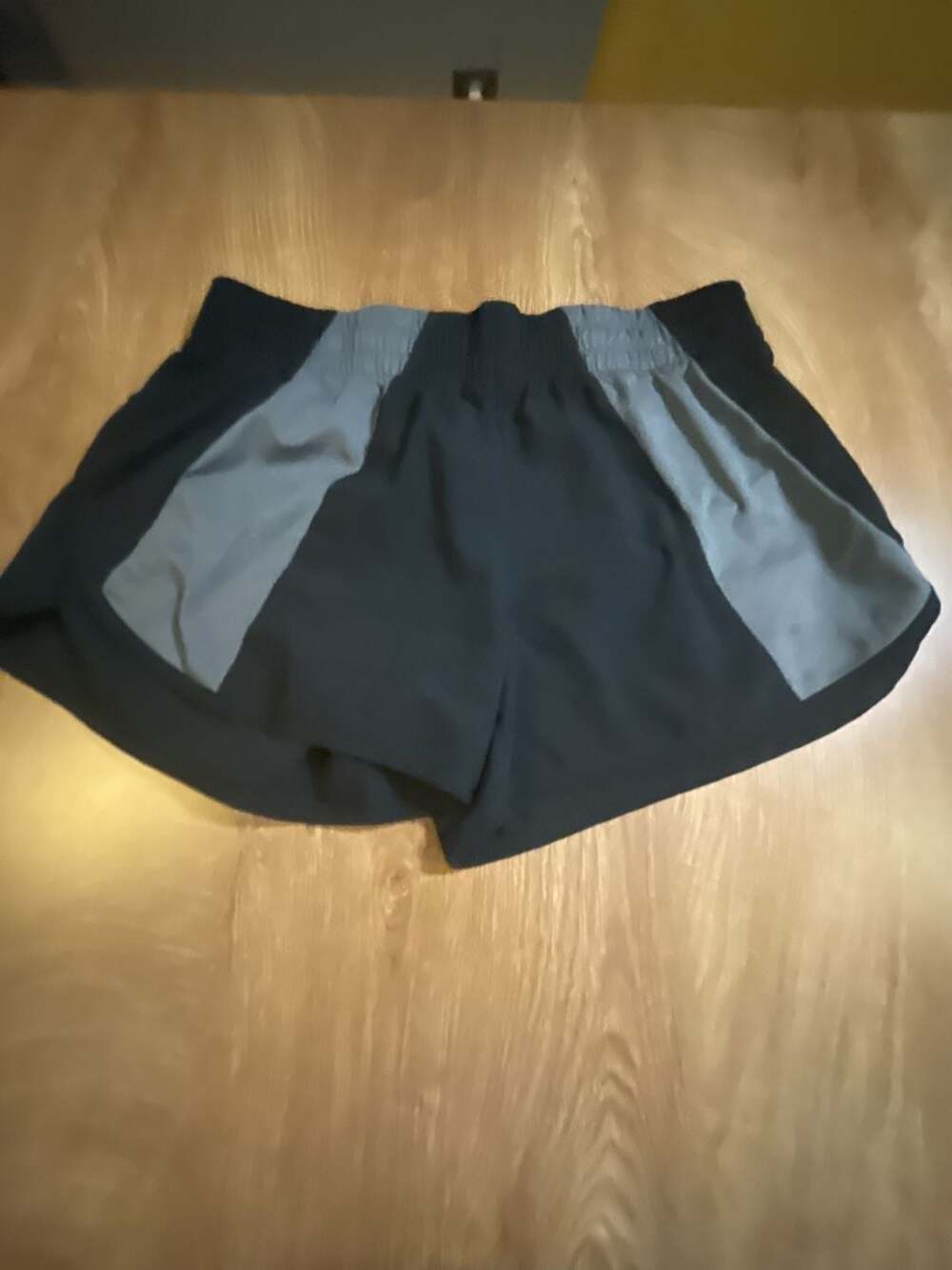 Avia Women's Athletic Running Shorts with Contrast Side Panels and Back Pocket